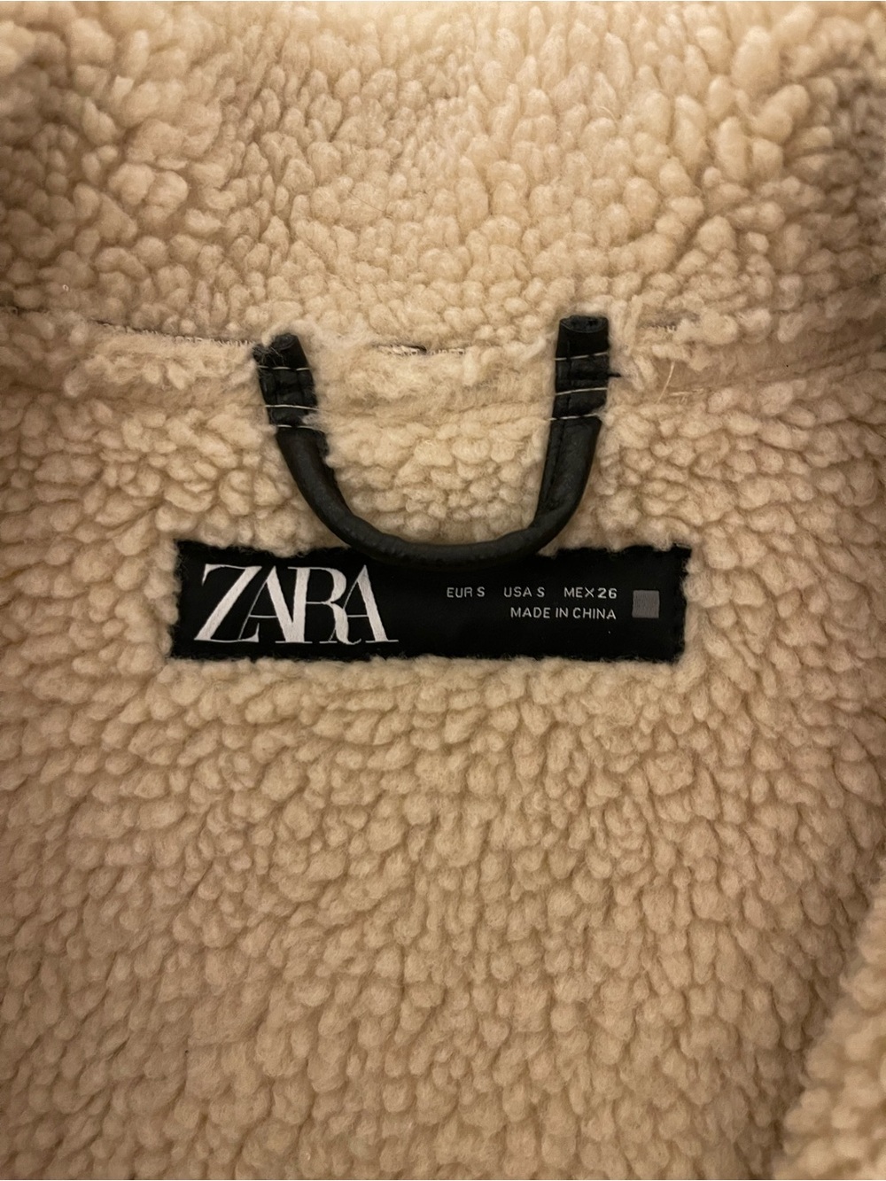 Zara Dark Brown Aviator Jacket - Picture 5 of 5
